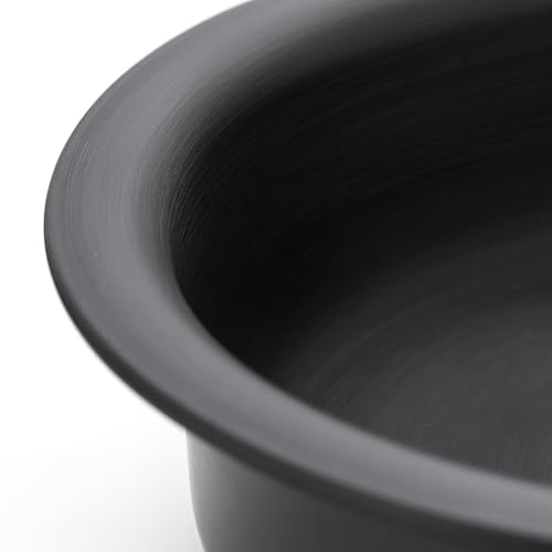 Image of Onions Hard Anodised Lagadi Pan /Tope Set of 5 | Sizes No. 1, 2, 3, 4 & 5 | Deep Round Aluminium Cooking Pan | Gas Stove Compatible | Extra Thick & Durable (Black)