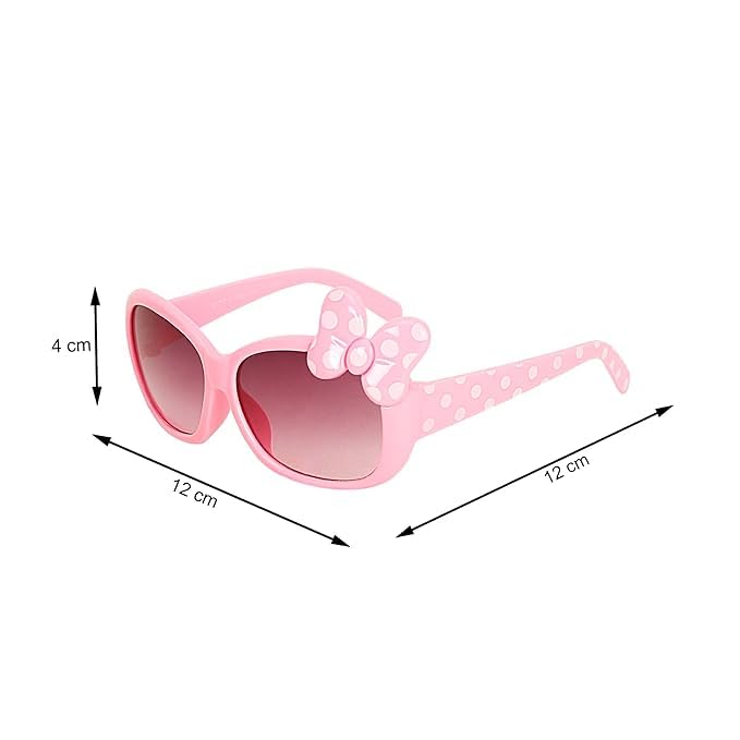 ALNA-TURA Pink Watch and Sunglasses for Kids Girls,Digital LED Watch,UV Protected Sunglasses Goggles for Girls Stylish & Modern Specs Birthday Return Gifts, LED Watch for Kids (Age 3 to 12) - Image 4 thumbnail