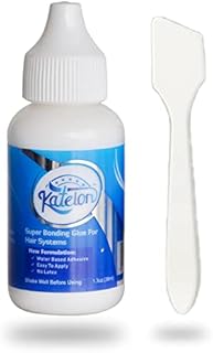 Lace Wig Glue, 1.3oz Invisible Waterproof Bold Hold Lace Wig Glue Waterproof for for Poly and Lace Hairpiece, Wig, Toupee Systems(1 Bottle)