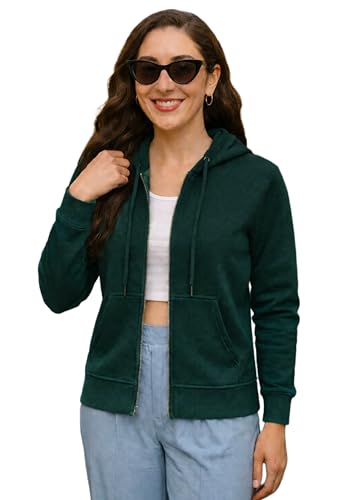 Image of FUNDAY FASHION Women's Trendy Fleece Zipper Sweatshirt with Hoodie for Women