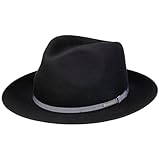 Allure intemporelle assuree. Ce chapeau traveller incarne l&8217;elegance classique avec son large bord protecteur et ses lignes soignees, parfait pour affronter la saison froide. Imagine par Stetson, il puise dans la tradition aventureuse du voyageur tout en apportant une touche contemporaine a votre silhouette. Realise en feutre de poil haut de gamme, il promet douceur, maintien et chaleur,