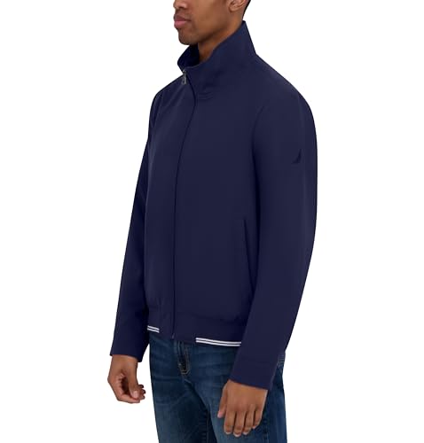 Nautica Men's Lightweight Bomber Jacket – Wind/Water-Resistant, Regular, Big & Tall Sizes3