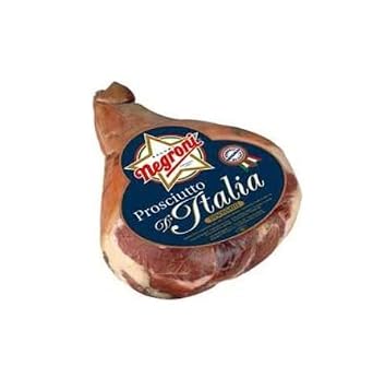 Prosciutto 14 Lb Negroni Italia aged 14 month boneless whole leg dry cured from Italy