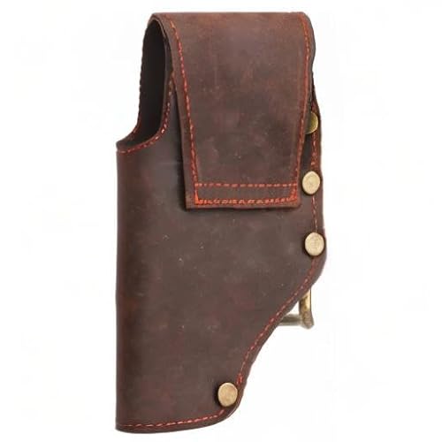 Tourbon Echtleder-Holster mit Zange, Hammer, für Schreiner, Schreiner, Schreinerei, Werkzeug