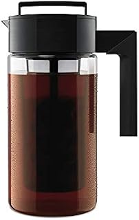 Takeya Patented Deluxe Cold Brew Iced Coffee Maker with Airtight Lid & Silicone