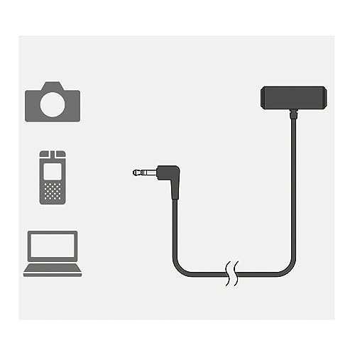 Sony Compact Stereo Lavalier Microphone ECMLV1,Black, Small | Small - image 7
