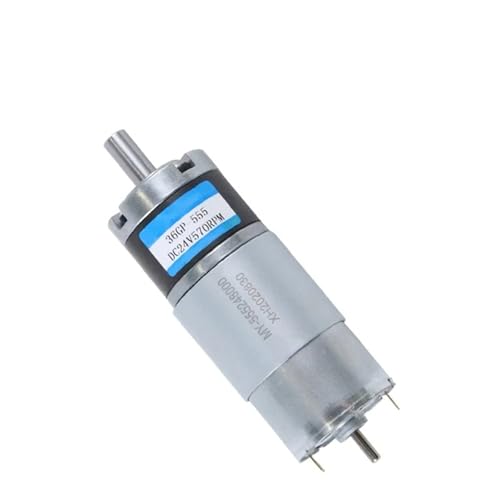 Moteur à engrenages planétaires cc 24V 57RPM arbre D-6mm pour automatisme