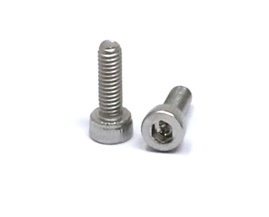 Image of iexcell 100 Pcs M2.5 x 8mm Thread Pitch 0.45 mm Stainless Steel 304 Hex Socket Head Cap Screws Bolts Kit
