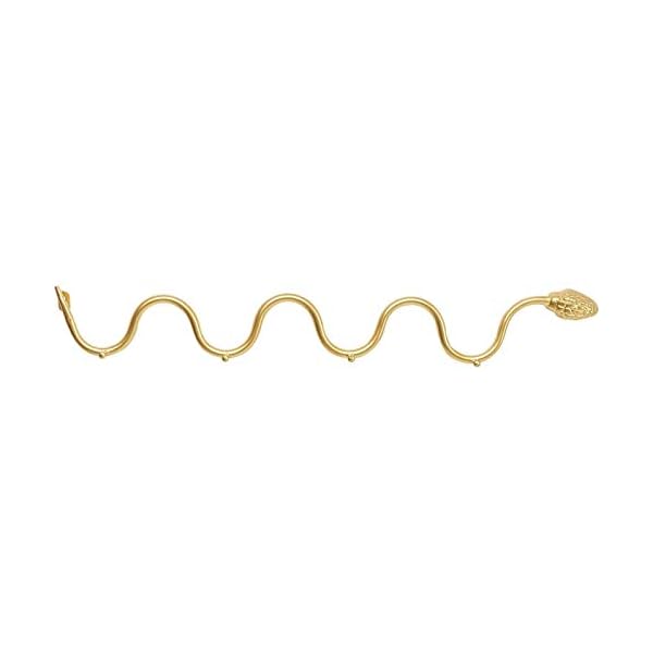 Kare Coat Rack Snake Gold, one Size