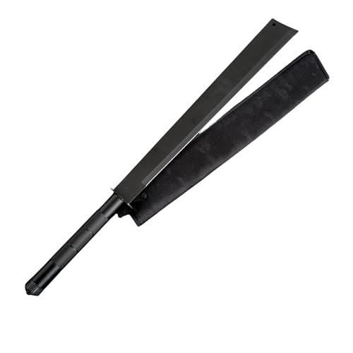 Faca Tática Grande 81cm NO2Problems, Aço Inox Preto, Lâmina Afiada, Cabo Antiderrapante, Colecionado