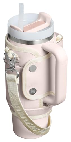 Image of STANLEY All Day Quencher Carry All for 40 oz Tumbler with Handle | Crossbody Bag with Phone Holder Pocket, Card Sleeve & Detachable Strap | Water Bottle Carrier Bag | BPA-Free |