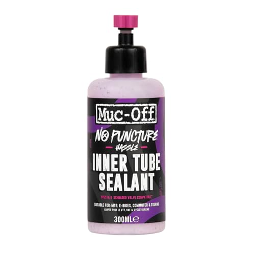 Muc-Off No Puncture Hassle Inner Tube Sealant, 10 fl oz - Bike Tube Puncture Repair Sealant - Bike Tire Sealant for MTB/Road/Gravel Bikes