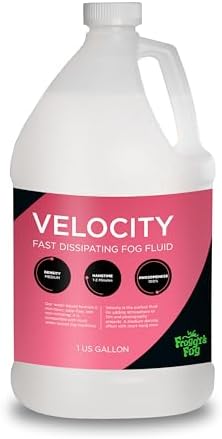 Velocity: fast-dissipating fog fluid for stage and photography