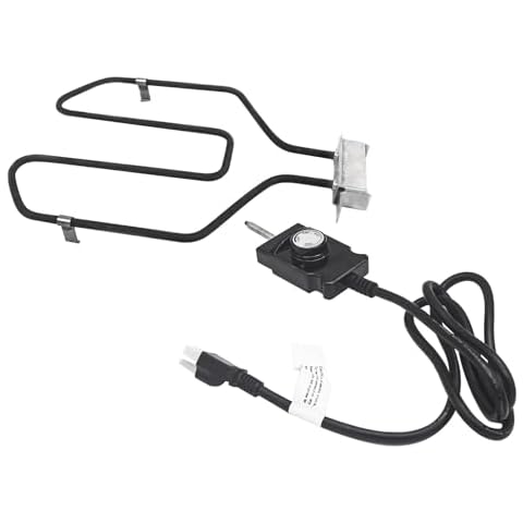 Unifit 120V AC 15A Electric Smoker/Grill Analog Adjustable Temperature Controller Heating Element Replacement Kits up to 1650 Watts (1 Set) Cover