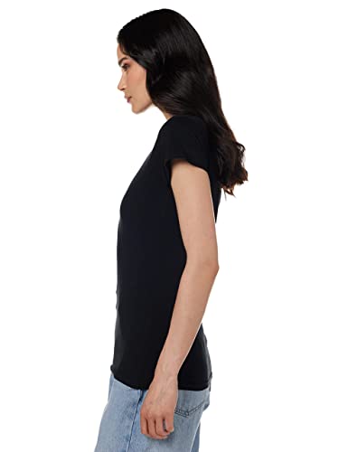 Gildan Women's Softstyle Cotton T-Shirt, Style G64000L, 2-Pack, Black, Small #TOP2