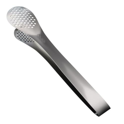 SAGELSHN Pinzas Cocina Barbacoa Pinzas For Parrilla De Acero Inoxidable, Pinzas For Comida, Adecuadas For Cocinar, Buffet For Acampar Pinzas para Asar(23cm)