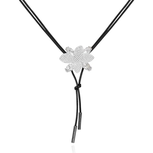 Collier ras du cou GUESS en cuir noir pour sublimer vos soirées