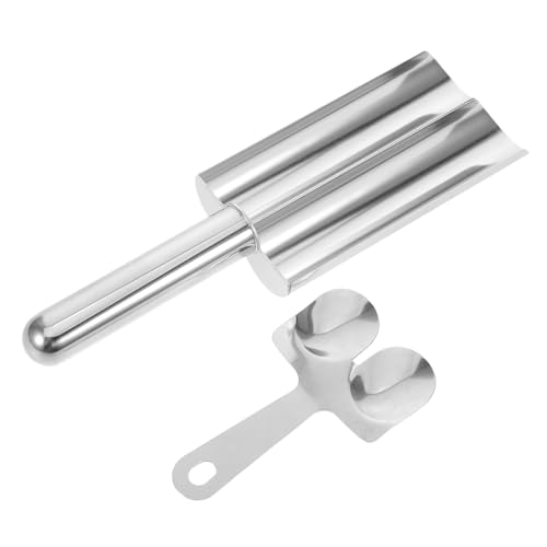 Amosfun ステンレス製家用肉丸メーカー 非粘着設計で魚肉 牛肉 エビボール