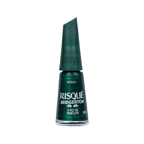 Esmalte Verde Risqué Bridgerton A Vez da Penélope Metálico 8ml