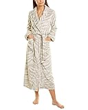  Natori Damen Pl sch-Tigress-Bademantel, Gr e S, Grau, Mehrfarbig/Meereswellen (Ocean Tides), Small