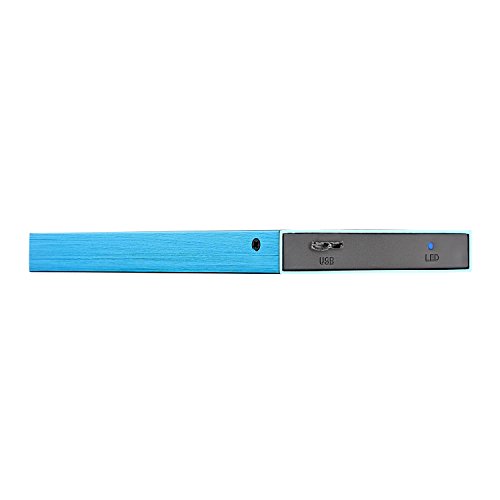 BIPRA 750GB 750 GB USB 3.0 2.5 inch Mac Edition Portable External Hard Drive - Blue - Mac OS Extended (Journaled)