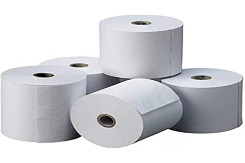 Raylu Paper   8 Rollos Papel Térmico premium 80 x 80 x 12 mm para TPV, sumadoras, impresoras térmicas, cajas registradoras, mandril: 12 mm, color blanco, Sin Bisphenol. (8 Rollos 80 x 80 x 12 mm)