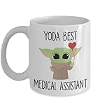 Best Medical Assistant Ever - Yoda Best Medical Assistant Mug - Gift For Medical Assistant - Medical Assistant Birthday Gift - Funny Medical Assistant Mug - Baby Yoda Mug 11oz