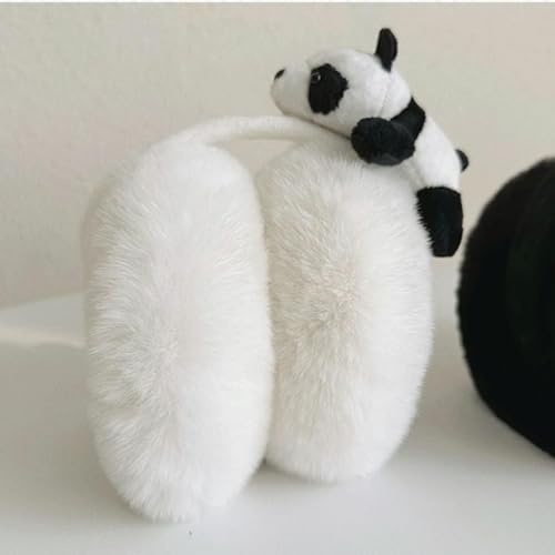 Cache-oreilles panda mignon : la solution contre le gel d'hiver