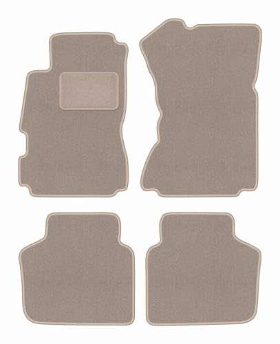 Tapis de voiture beige Honda Legend II berline tapis auto velours accessoires 1991-1996