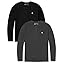 2 Pack - Black/Charcoal - Logo