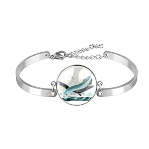 Bangle Armbanden Verstelbare Link Armband Vintage Fish