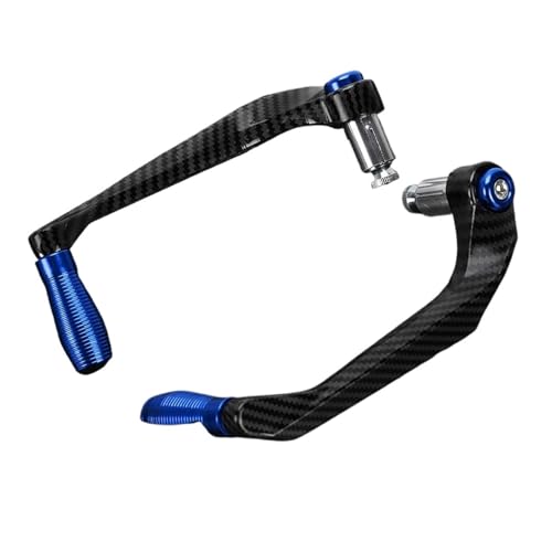 Protège-main ER6F 2022-2024 de moto bleu protections levier