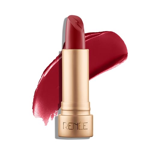 Image of RENEE H2O Hydrating Creme Lipstick-Ruby Haze, Super Glossy, Lightweight, Non-drying & Hydrating, Easy Glides Formula with Intense Pigment, Shea Butter, Hyaluronic Acid, Jojoba Oil Infused