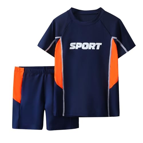 Maillot de bain deux pièces bébé garçon avec t-shirt et short de piscine