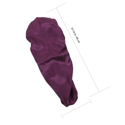 Bonnet de nuit satin de qualité supérieure pour cheveux longs OUNONA - 2