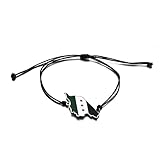 Huangshanshan Syria Map Flag Charms Bracelet Syrians Rope Chain Jewelry (silver)
