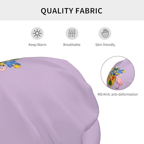 National Emblem of Turks and Caicos Islands Children Hip Hop Knitted Hat Kids Elastic Leisure Knit Cap Warm Sleep Beanies Black3