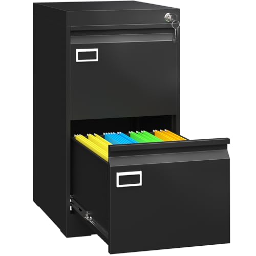3-Drawer Locking Metal File Cabinet for Home Office