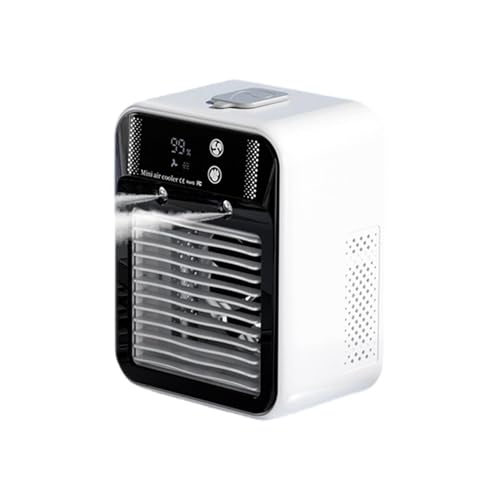Aire Acondicionado Portátil para Habitaciones - Ventilador de Escritorio Personal Silencioso | Ventilador Portátil con 2 Velocidades - Para Hogar, Dormitorio, Oficina, Garaje, Escritorio, Cocina,