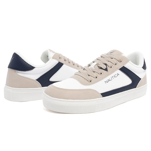 Image of Nautica Men's Casual Shoe, Classic Lace-Up Low Top Loafer, Fashion Sneaker - in Medium & Wide Width Sizes