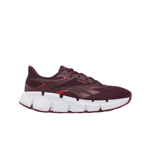 Reebok Zig Dynamica 6 Women's Trainers, Black Cherry Retro Red Luxe Grey, 6 UK
