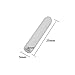 100 pcs Universal Dishwasher Rack Tine Repair End Cover Caps, 1 inch Round Tips, Just Push on to Repair by PPX（White