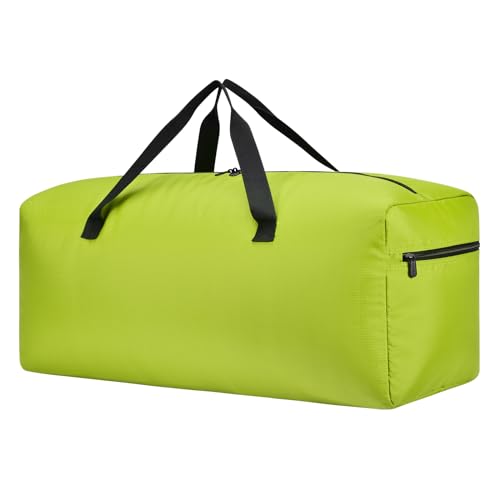 Image of Foldable Duffel Bag 30 inch / 75L Lightweight with Water Rresistant for Travel, Light Green, 30 inch, Foldable Travel Duffel Bag