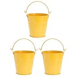 Petits seaux : design classique, simple et élégant, grande polyvalence d’utilisation, parfaits pour la décoration intérieure, l’aménagement paysager, etc