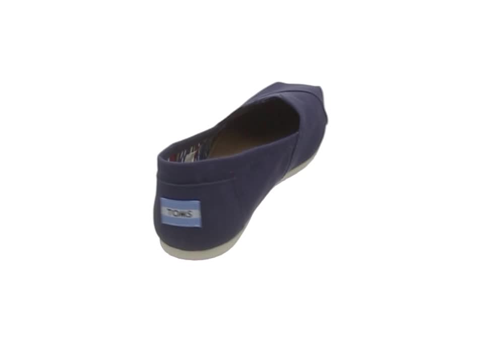 TOMS Navy Canvas Women's Classic 001001B07-NVY (Size: 7) - Image 8