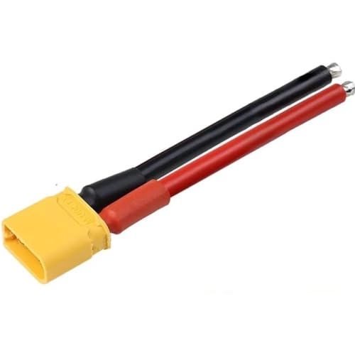 �s�O�e�[���v���O�I�X�ƃ��X�R�l�N�^ 100 �~�����[�g�� 16AWG �����b�L���C���[�P�[�u���t�� XT30U RC �Œ藃���|�o�b�e���[ FPV �h���[���ɓK��(XT30U Male 16AWG)