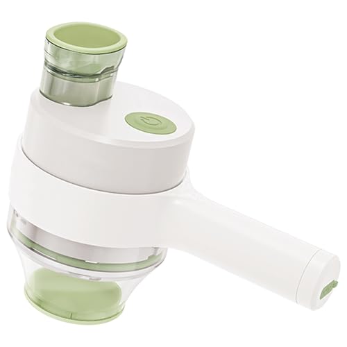Cortador de Verduras Eléctrico de Mano, Mini Picador de Ajo, Adecuado for Cortar Frutas, Mezclar Huevos y Hacer Ensaladas(Large)