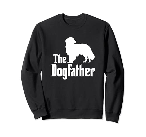 The Dogfather - funny dog gift, funny Kooikerhondje Sweatshirt, Black