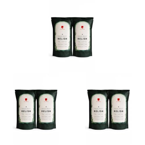 Image of Cafe Coffee Day Filter Coffee Powder Relish 70% Coffee - 30% Chicory) 200 g (Pack of 6)