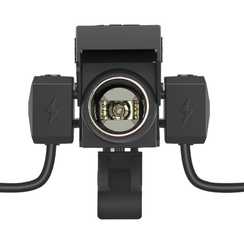 Chargeur moto USB Type C Quick Charge 3.0 triple port étanche